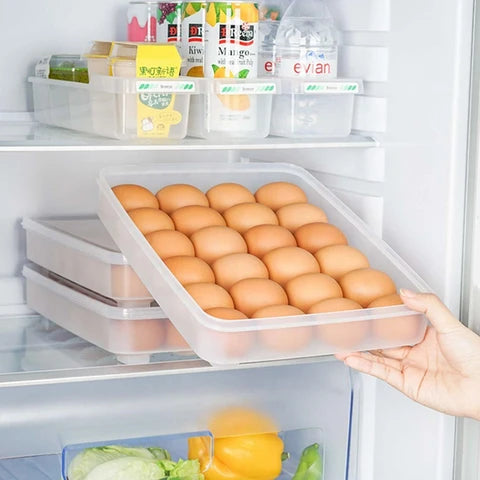 24 Grid Egg Storage Organizer: Keep Eggs Safe & Organized