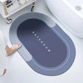 Plush Round Bathroom Mat 380GSM - Ultra Absorbent & Quick Drying