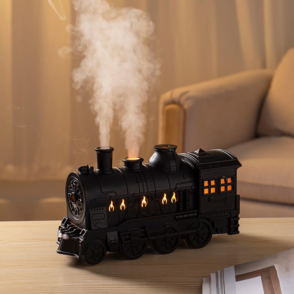 Choo-Choo Humidifier: Mini Train-Shaped Air Humidifier for Kids and Adults - OakStoneLiving