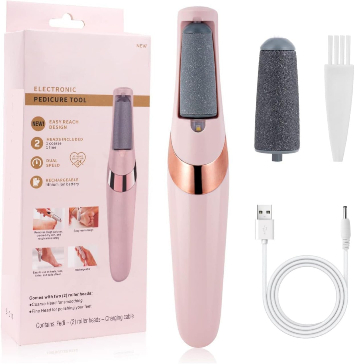 Ultimate Electric Pedicure Tool: Smooth & Soft Feet in Seconds - OakStoneLiving