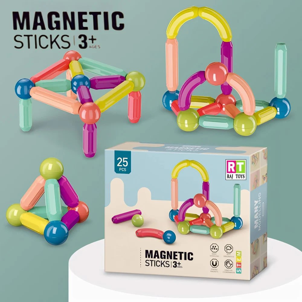 Magnetic Sticks Building Blocks - OakStoneLiving