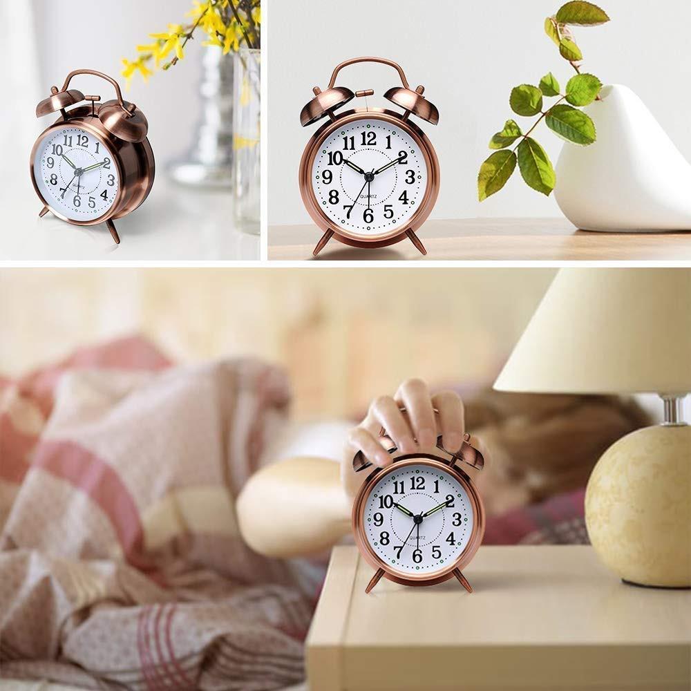 Modern Copper Alarm Clock: Stylish Wake-Up Essential - OakStoneLiving
