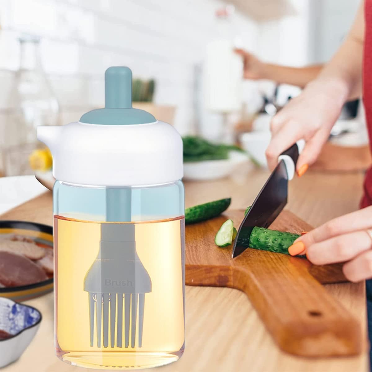 250 ML 2 in 1 Oil Dispenser Bottle - OakStoneLiving