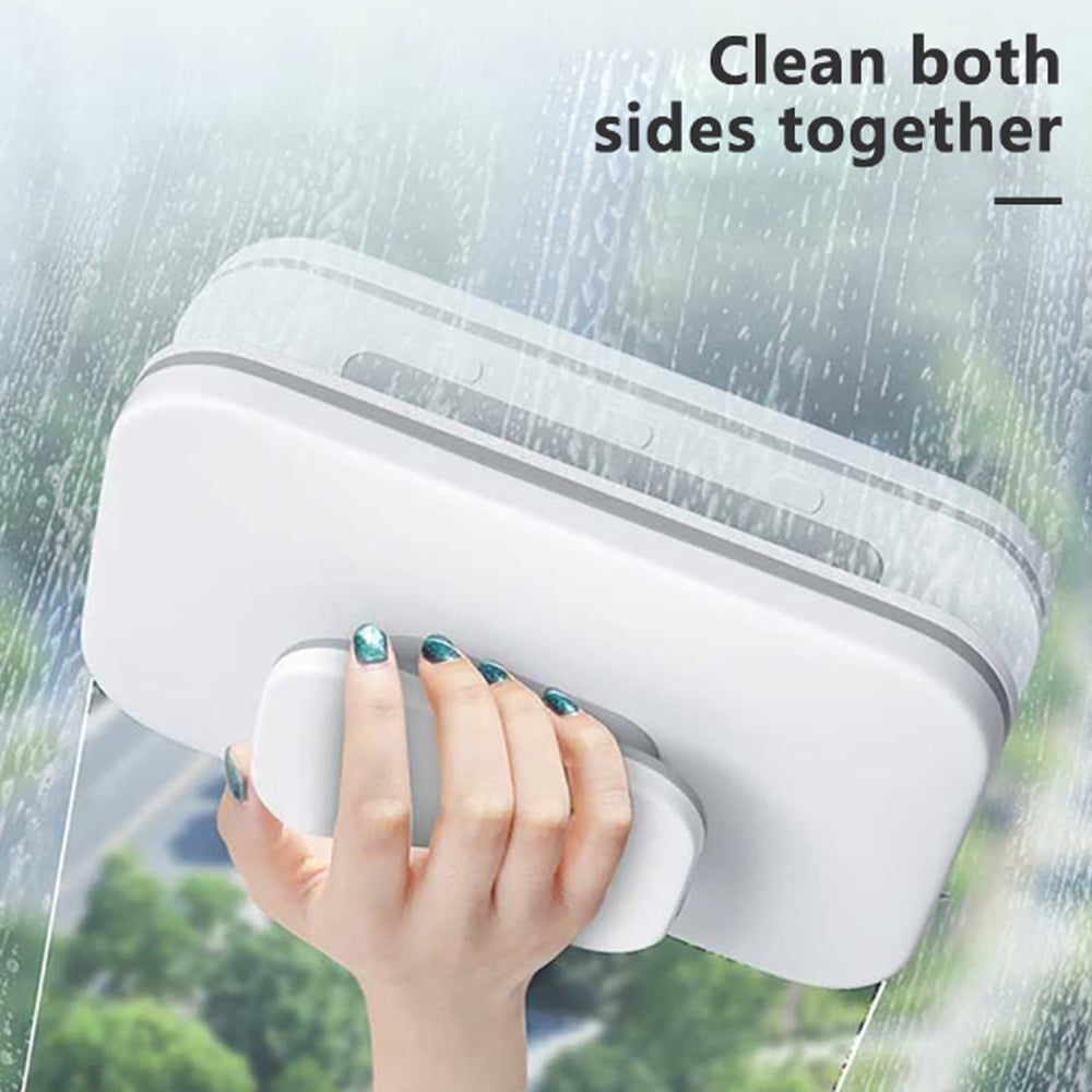 QuickClean Magnetic Glass Cleaner - Effortlessly removes dirt and smudges!