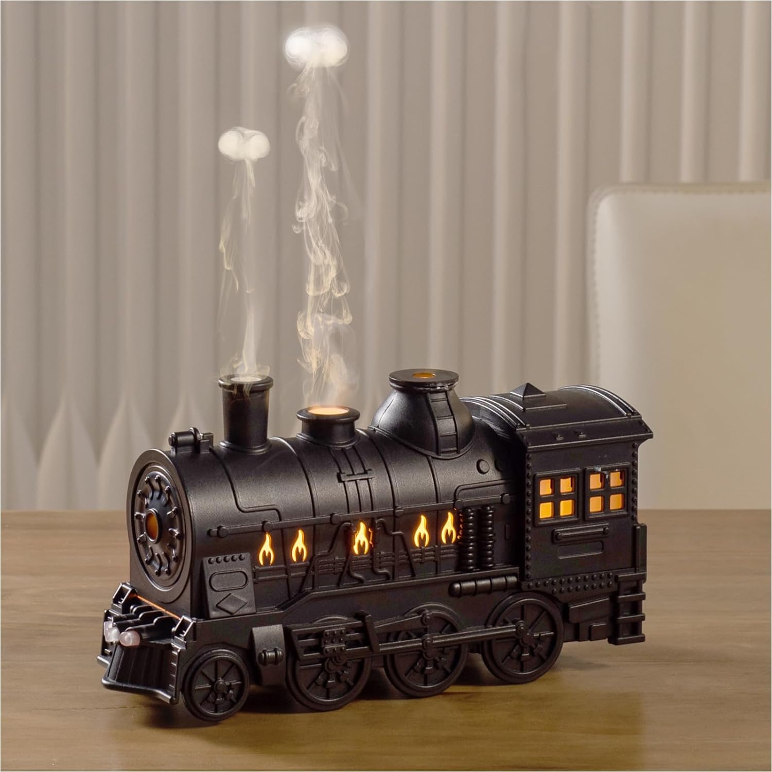 Choo-Choo Humidifier: Mini Train-Shaped Air Humidifier for Kids and Adults - OakStoneLiving