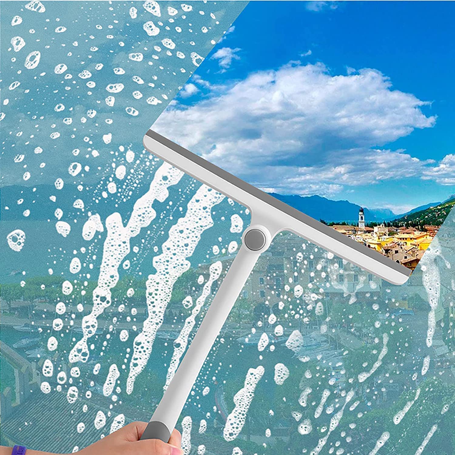 360° Rotatable Cleaning Glass Wiper