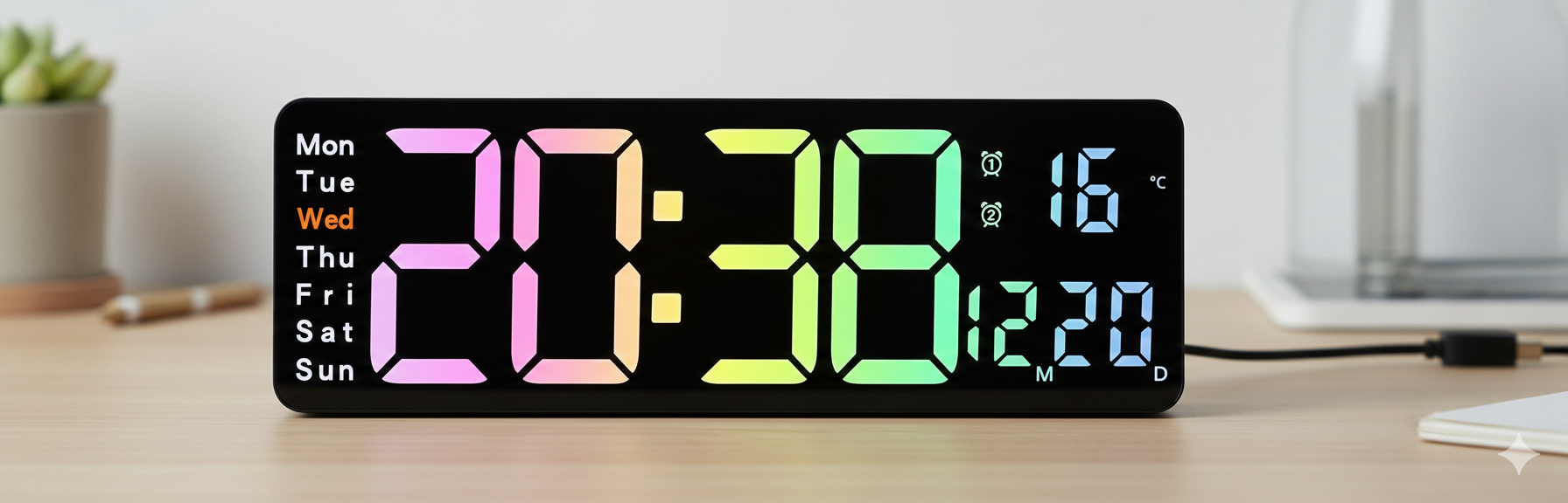 RGB Digital Clock