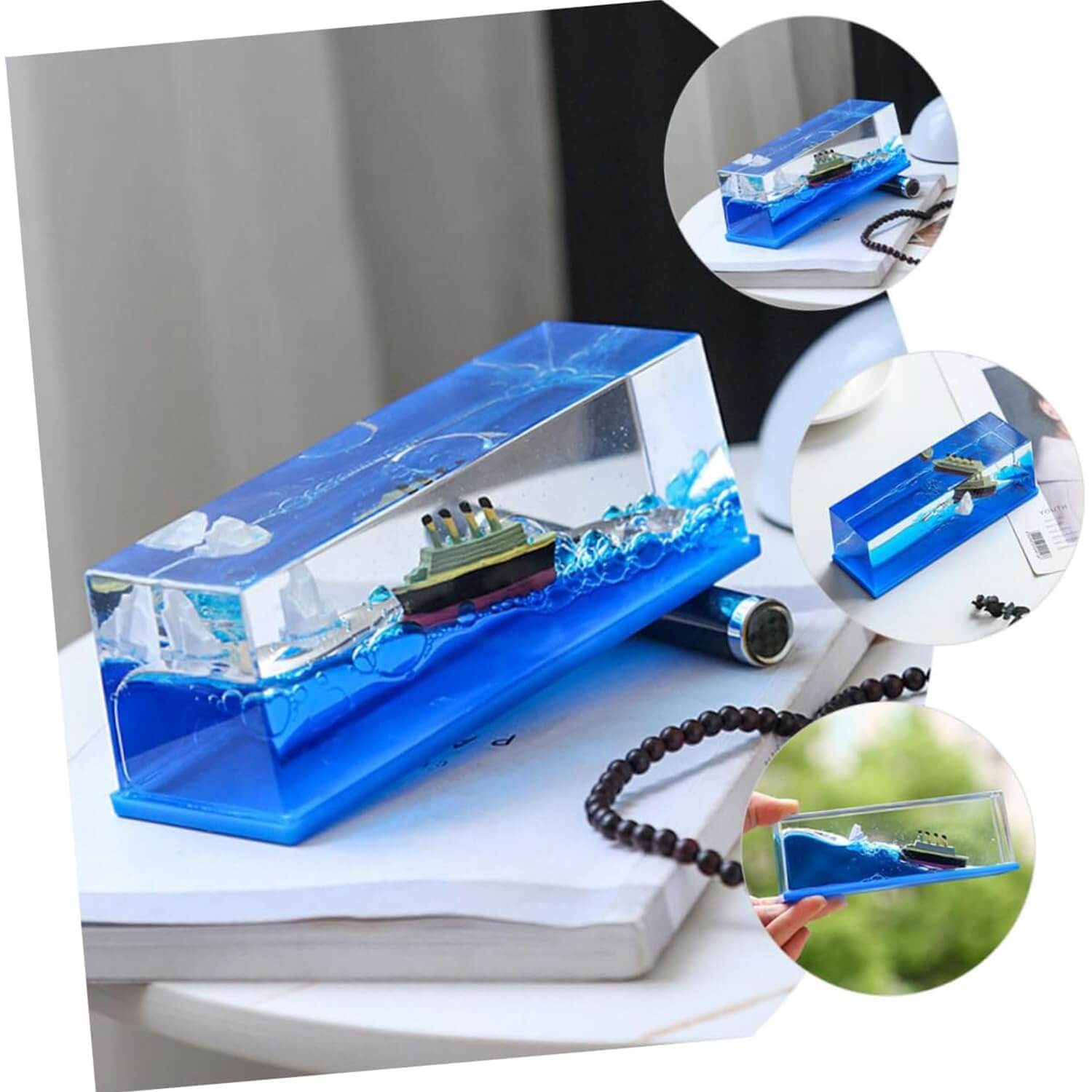 Titanic Wave Cruise Ship Decor