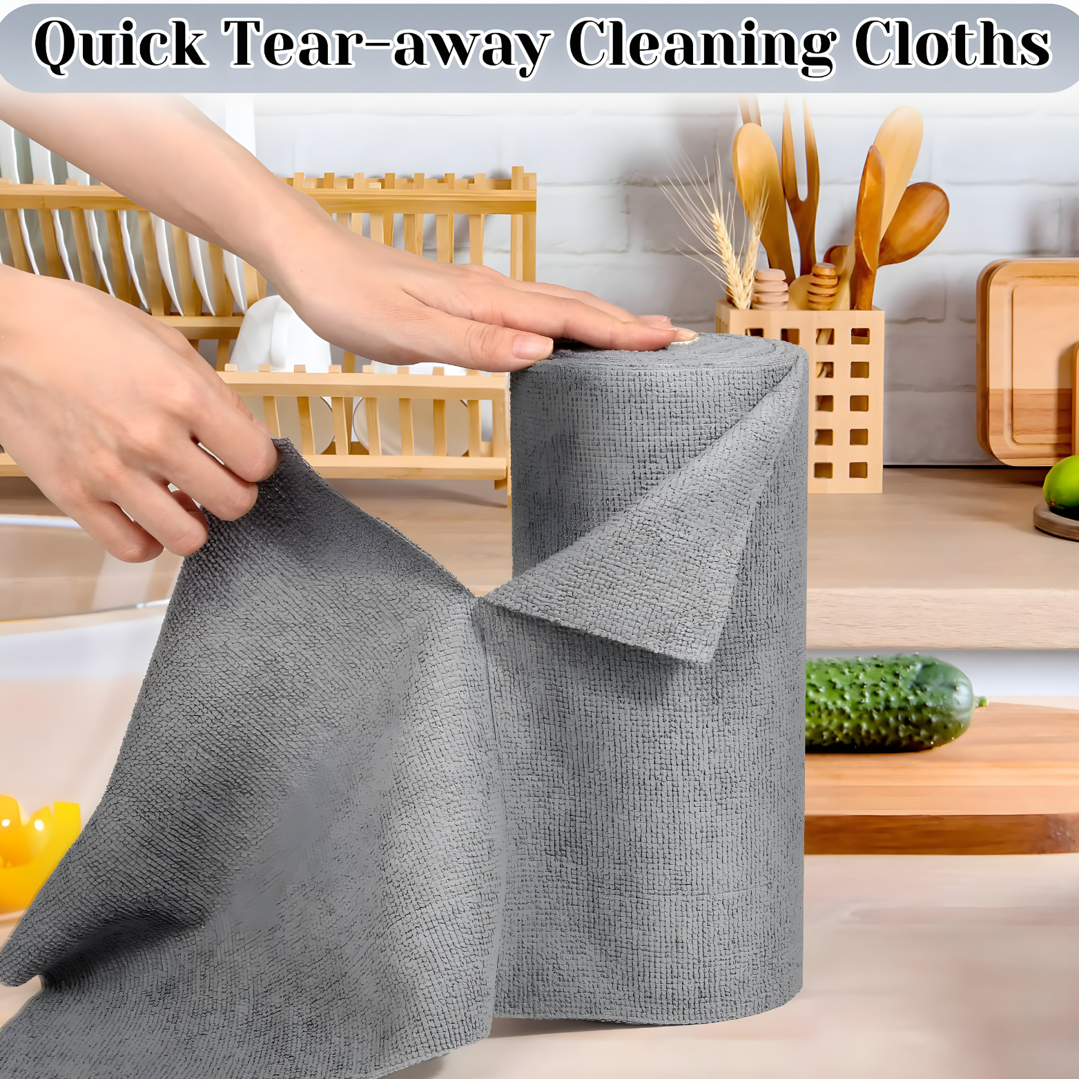 Micro Fiber Towel Roll - Soft & Absorbent Cleaning Tool