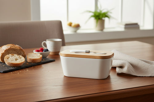 650ml Ceramic Butter Box - Keep Butter Fresh in Style!