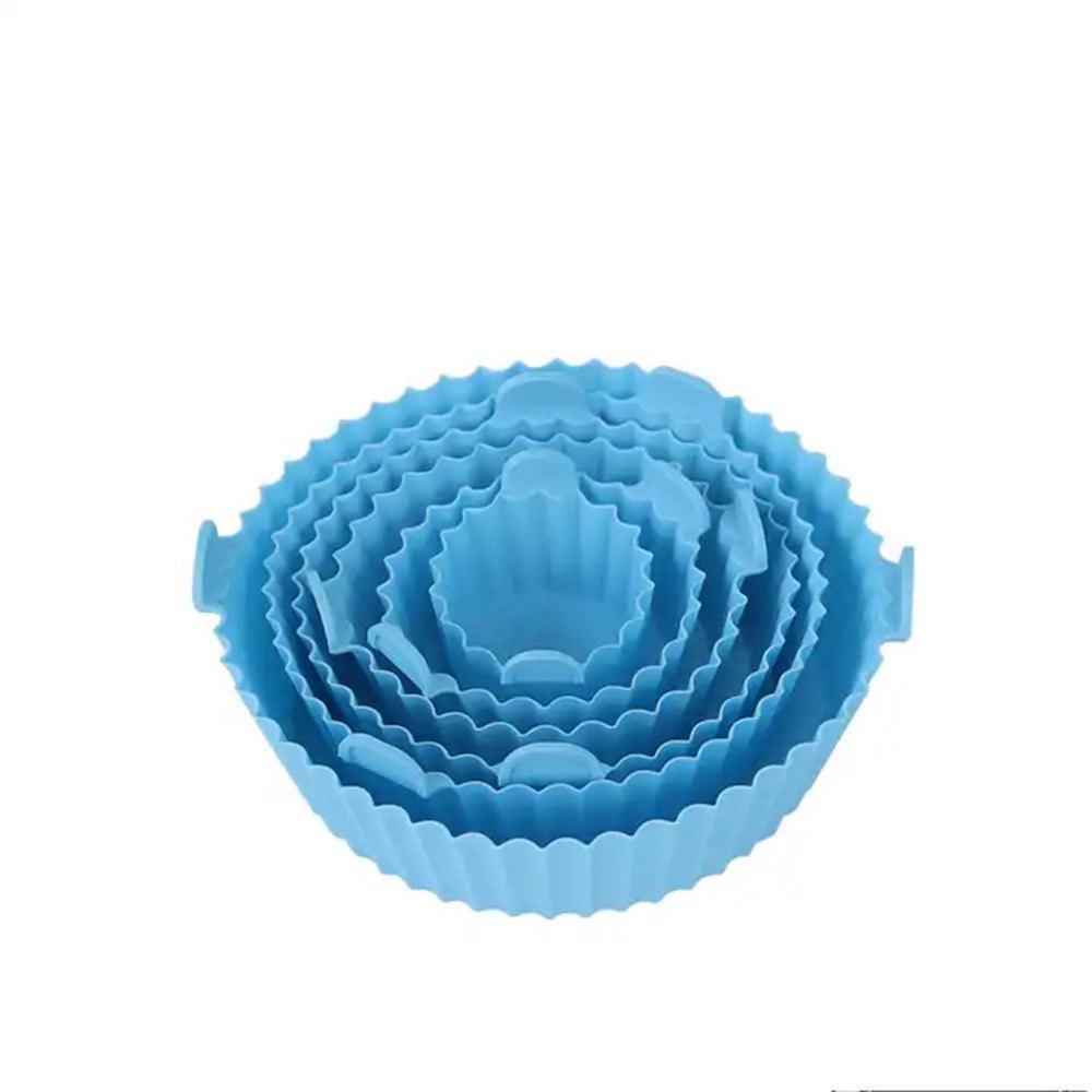 6 Pc Silicon Air Fryer Tray Set