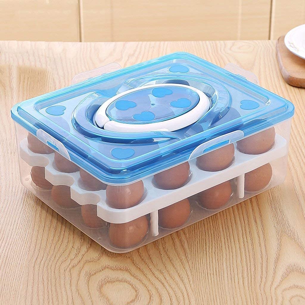 Eggcellent 32 Grid Storage Box - Keep Your Eggs Safe and Fresh