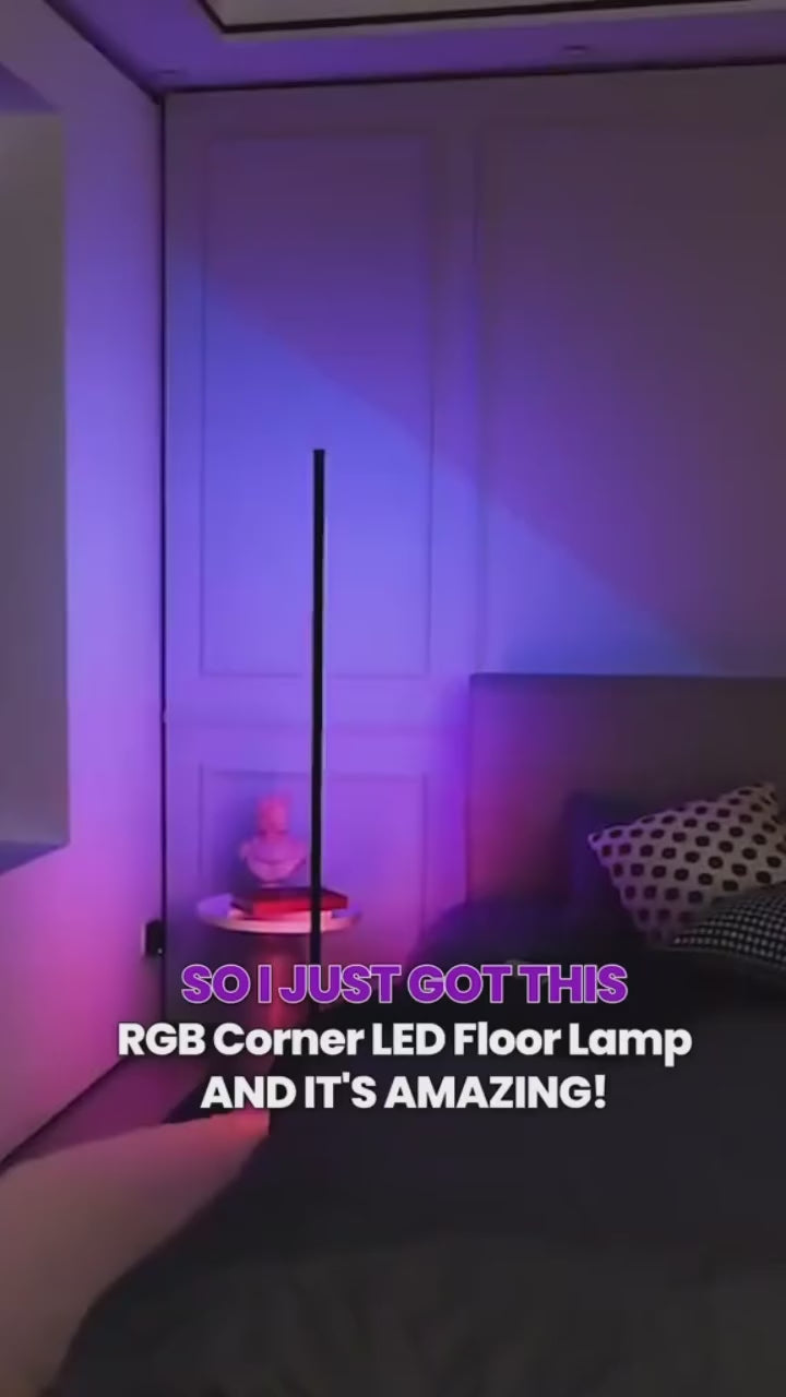 Modern RGB Corner Lamp - Stylish & Colorful Lighting Solution